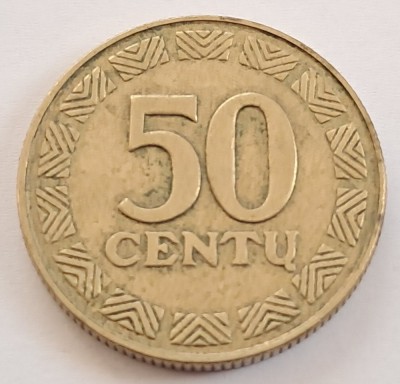 Lituania, 50 Centu 2000 foto