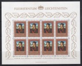 Liechtenstein 1985 - Raphael -Tablou din Colecția Regală, Bloc de 8, MNH