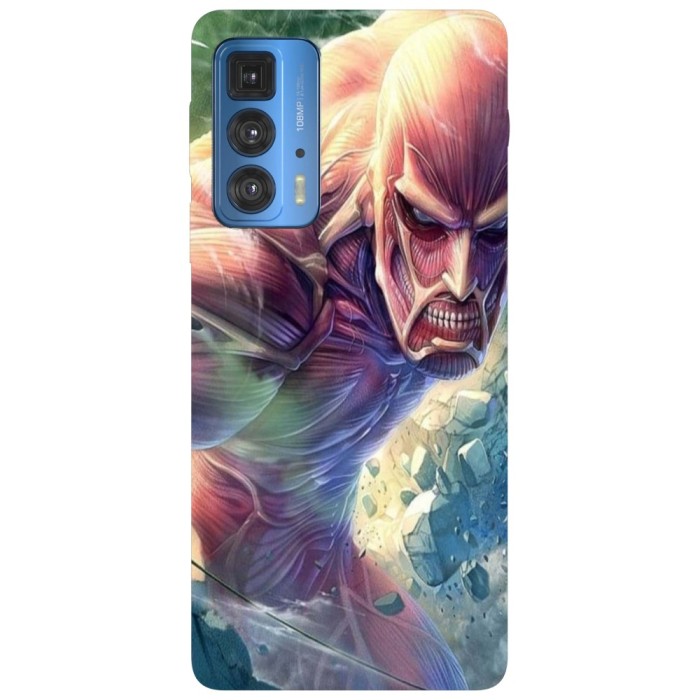 Husa compatibila cu Motorola G20 model Attack on titan Colossal Titan, Silicon, TPU, Viceversa