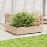 Cumpara ieftin Jardinieră de grădină, 110x110x26,5 cm, lemn masiv de pin