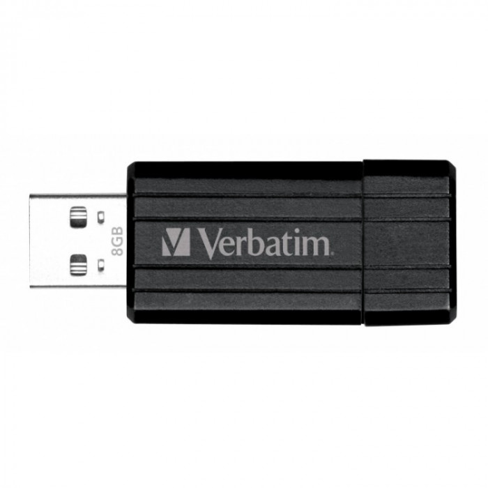 Stick memorie USB Verbatim Store &amp;#039;n&amp;#039; Go PinStripe 8 GB USB 2.0