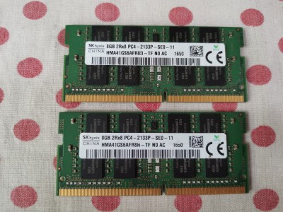 Memorie Ram Hynix 16GB ( 2 x 8 GB ) 2133Mhz DDR4 Laptop. foto