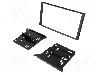 Rama adaptoare Kia, 2 DIN, neagra, ACV - 381178-13