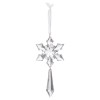 Ornament pentru bradul de Craciun, Plastic/Acril, 12.5m, Argintiu, Oem