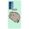 Husa compatibila cu Motorola Edge 20 model Nah Pusheen cat, Silicon, TPU, Viceversa