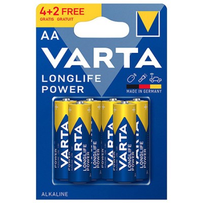 BATERIE ALCALINA LR06 BLISTER 4+2BUC VARTA EuroGoods Quality foto