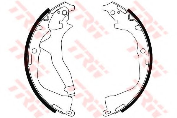 Set saboti frana VW AMAROK (2H, S1B) (2010 - 2016) TRW GS8800