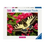 Cumpara ieftin Puzzle Ravensburger Animale colorate - Fluture, 500 piese
