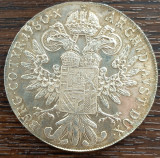 (A24) MONEDA DIN ARGINT AUSTRIA - 1 THALER 1780 SF, MARIA THERESIA, REBATERE, Europa