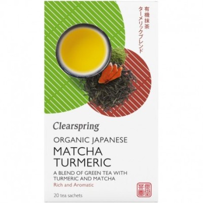 Ceai Matcha Turmeric Bio 20 doze Clearspring foto