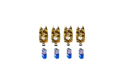 Set 4 senzori prokarpfishing pescuit cu baterii incluse de 9v foto