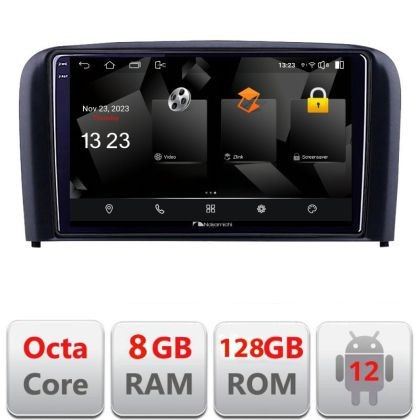 Navigatie Volvo S80 2004-2006 5960Pro-S80 Android Octa Core Qualcomm 2K Qled 8+128 DTS DSP 360 4G Optical CarStore Technology