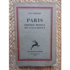 Paris, dernier mod&egrave;le de l&#039;occident - L&eacute;o FERRERO