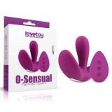 O-Sensual - Vibrator dublu cu telecomandă, 5 cm, Orion