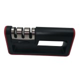 Cumpara ieftin Ascutitor Cutite si Satare Ideallstore, 3 Moduri, Manual, Fina, Negru