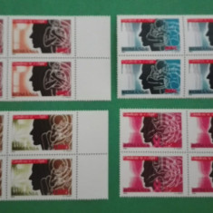 TIMBRE ROMÂNIA MNH LP1488/1999 -SPUNETI NU fumatului; alcoolului -Bloc 4 timbre