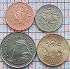 Set 4 monede Barbados 1, 5, 10, 25 cents 1973 - 2008 UNC - A028, America Centrala si de Sud