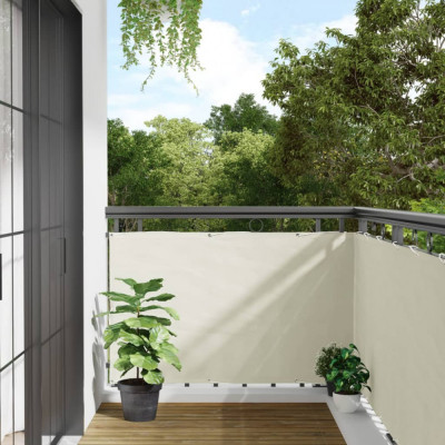 vidaXL Paravan de grădină, alb, 500x90 cm, PVC foto