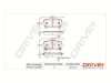 Dr!ve+ DP1010.10.0099 set placute frana,frana disc