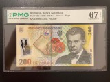 Romania 200 lei 2025 pick 122o grad 67 pmg