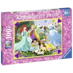 Puzzle Printesele Disney In Gradina, 100 Piese