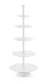 Platou supraetajat metal alb Mallet 63x152 cm