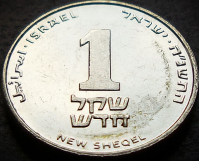 Moneda 1 New Sheqel - ISRAEL, anul 1995 * cod 252 - Monetaria Utrecht foto