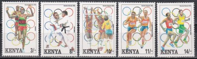 Kenya 1992 - Jocurile Olimpice - Barcelona, MNH foto