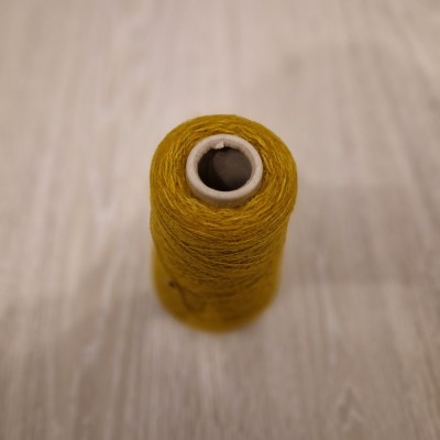 Fir pentru tricotat Amestec Mohair Acril Mustar Nm 2/14 foto