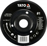 Disc circular depresat raspel pentru lemn convex 125x22.2 mm tip 1 YATO