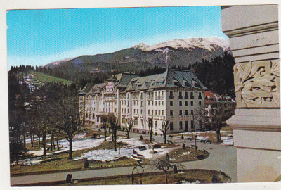 bnk cp Sinaia - Hotelul Postavarul - circulata foto