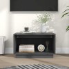 Gossi comoda tv, gri, 60x35x35 cm, lemn masiv de pin