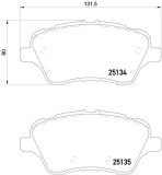 BREMBO P 24 151 PRIME LINE set placute frana,frana disc