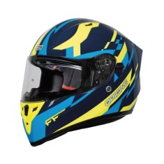 Casca moto integrala cu ochelari, Origine Strada Reveal, culoare galben/albastru... Cod Produs: MX_NEW 2030140112012XL