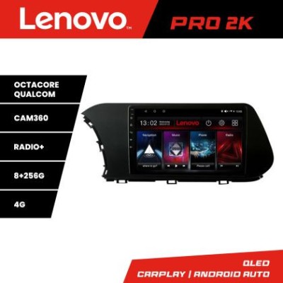 Navigatie Hyundai I20 2020- Lenovo Kit-i20 8 core QLED 2K 8+256 360 Android Waze USB Navigatie Internet Youtube Radio CarStore Technology foto