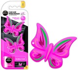 Odorizant auto pentru oglinda AROMA FANCY SHAPES BUTTERFLY Bubble Gum AutoDrive ProParts