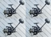 SET 4 Mulinete Crap WIND BLADE YF10000 cu tambur long-cast 0,40mm/420m, Stationar, Baracuda