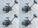 SET 4 Mulinete Crap WIND BLADE YF10000 cu tambur long-cast 0,40mm/420m, Stationar, Baracuda