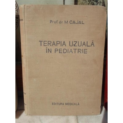 TERAPIA UZUALA IN PEDIATRIE , M CAJAL foto