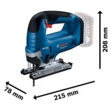 Bosch GST 185-LI (solo) Ferastrau vertical Li-Ion 18V, fara acumulator in set - 4059952588964
