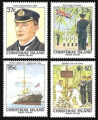 Christmas Island 1988 - 100th anniv. British Annexation, serie n foto