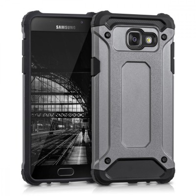 Husa pentru Samsung Galaxy A5 (2016), Silicon, Gri, 37870.73 foto