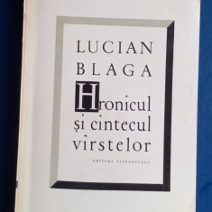 Hronicul și cântecul virstelor - Lucian Blaga