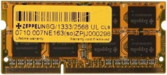 Memorie Laptop Zeppelin 8GB DDR3 PC3 10600S 1333 Mhz CL9 foto