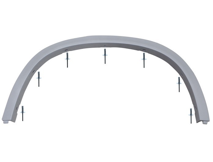 Bandou aripa, ornament spate BMW X1 (E84), 09.2009-08.2015, partea stanga, type M-Tech; grunduit, grunduit; plastic; TUNING,
