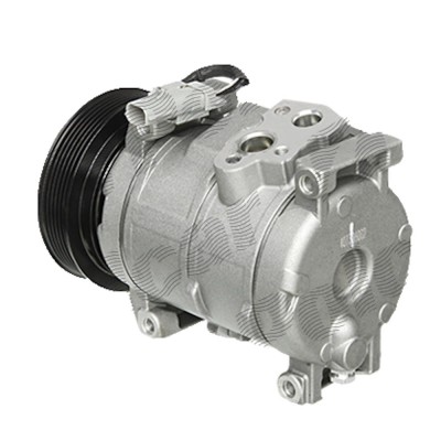 Compresor aer conditionat Chrysler Voyager, 2001-2008, motorizare 2.5 CRD 88/103/105kw; 2.8 CRD 110kw, diesel, rola curea 120 mm, 6 caneluri, de tip foto
