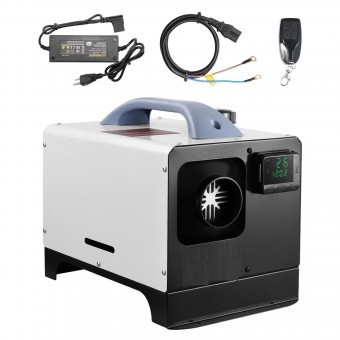 Incalzitor stationar, Sirocou diesel, 8 kW, alimentare 220 V AC, 12/24 V DC, Telecomanda, 0.16-0.62 l/h, Rezervor 5 l foto