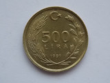500 LIRA 1991 TURCIA, Europa