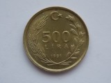 500 LIRA 1991 TURCIA