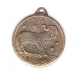 Medalion / breloc zodiacal italian Berbec, stare buna